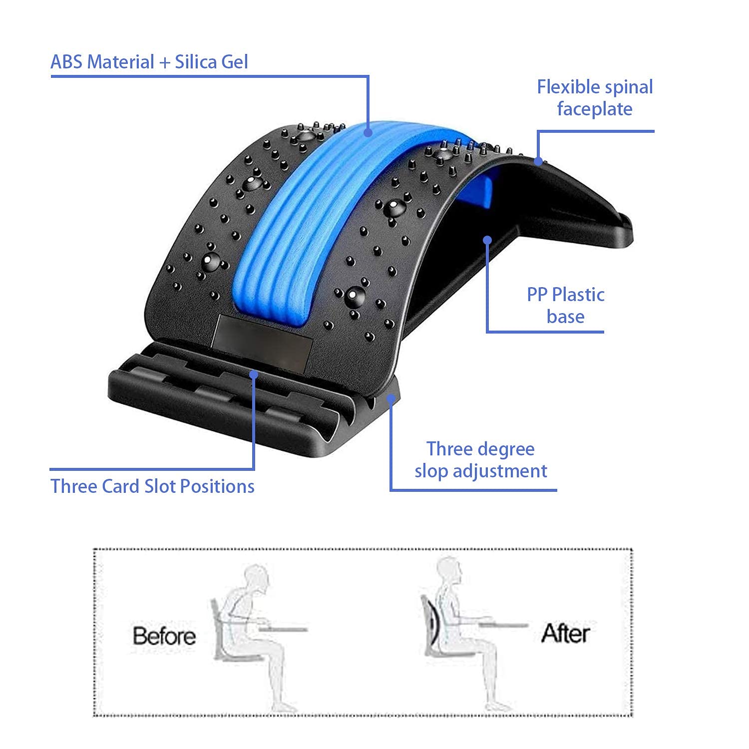 MAGNETOTHERAPY BACK STRETCHER