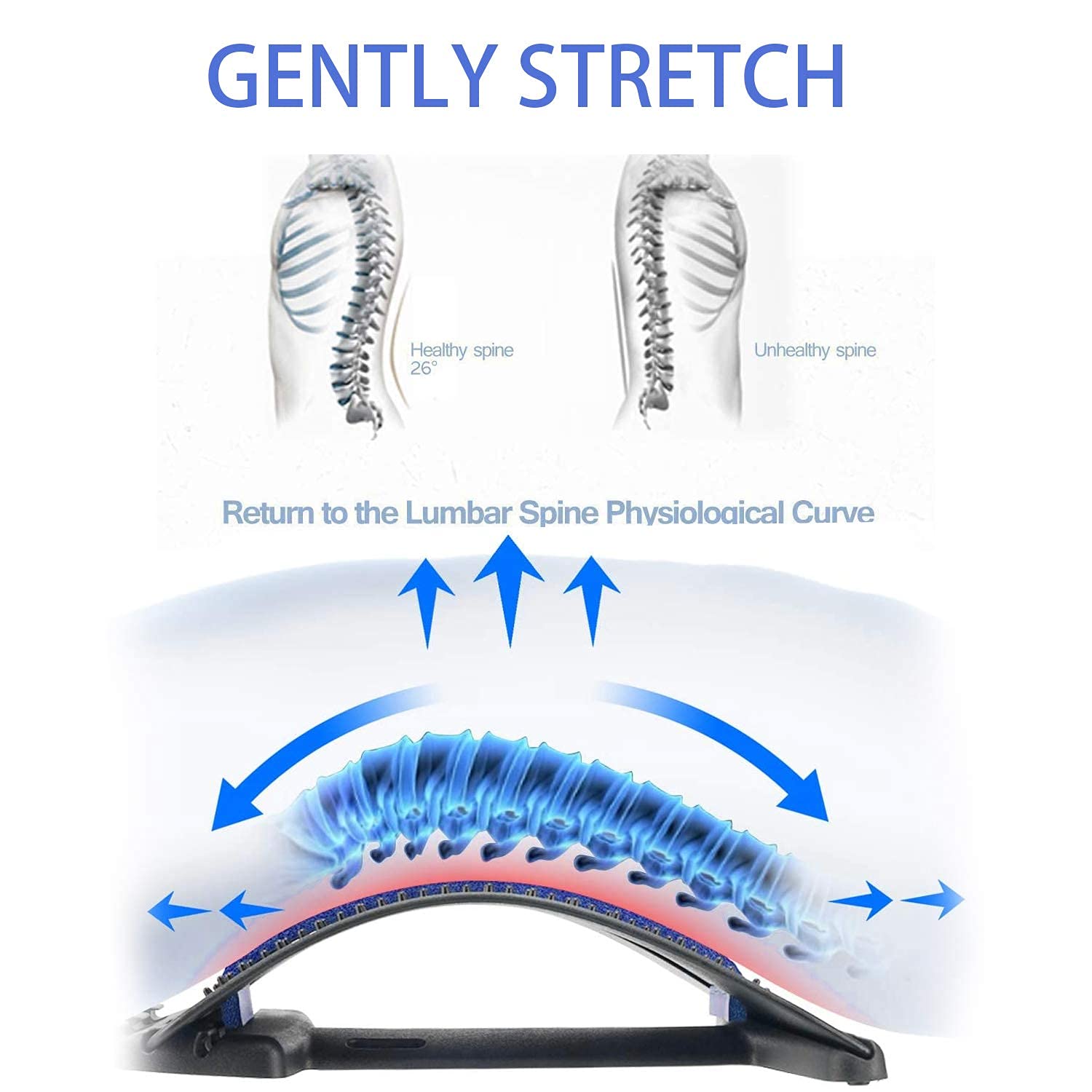 MAGNETOTHERAPY BACK STRETCHER